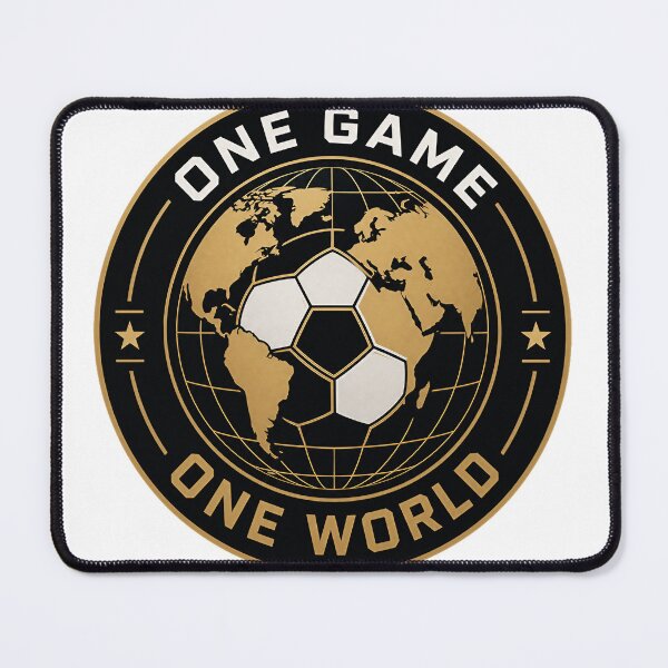 Item preview, One Game One World Football Emblem | Global Soccer Fan Badge | Modern Sports Lifestyle Vector Design designed and sold by Jandedan.