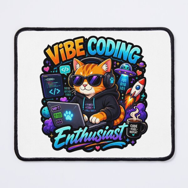 Item preview, Kawaii Cat Coder – Cute Orange Programmer Sticker | Tech Cat Lover Developer Gift designed and sold by NuniDesigns.