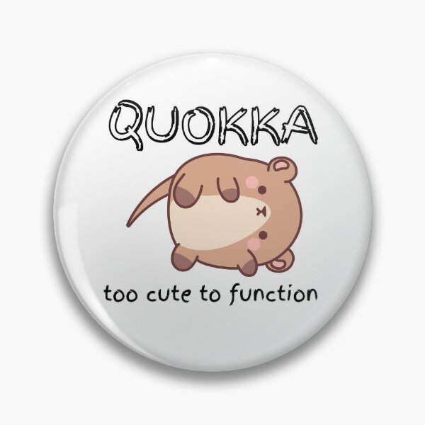 Item preview, Quokka - too cute to function funny quote designed and sold by Starlett Designs.