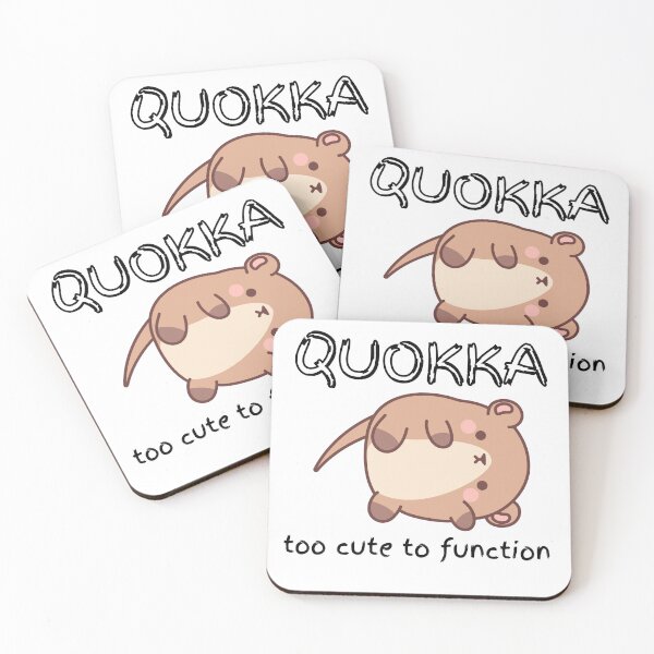 Item preview, Quokka - too cute to function funny quote designed and sold by Starlett Designs.