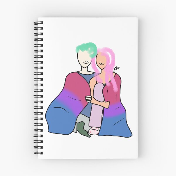 Item preview, Queer couple with flag designed and sold by Elliebellie33.