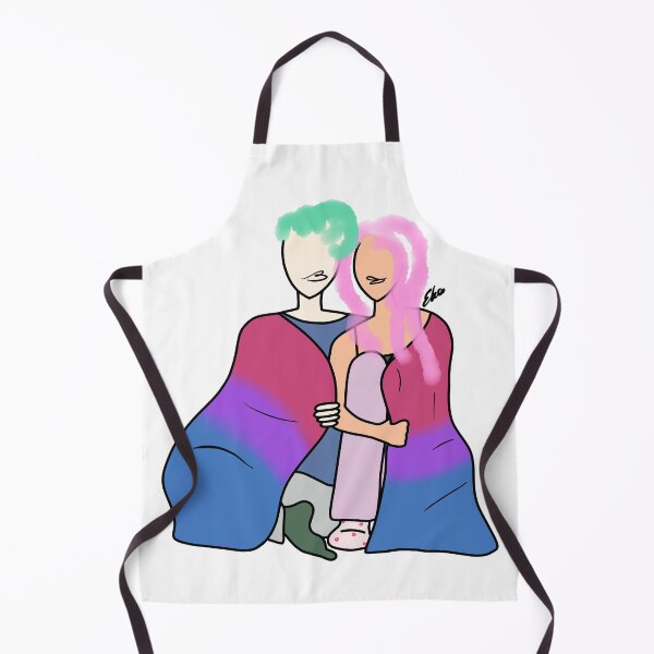 Item preview, Queer couple with flag designed and sold by Elliebellie33.