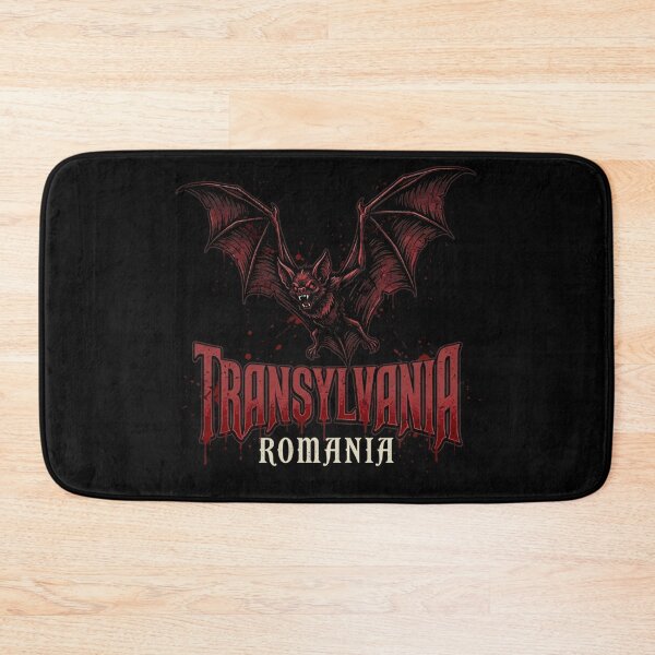 Item preview, Transylvania Romania Gothic Bat Vampire Poster designed and sold by Ar0undTheW0rld.