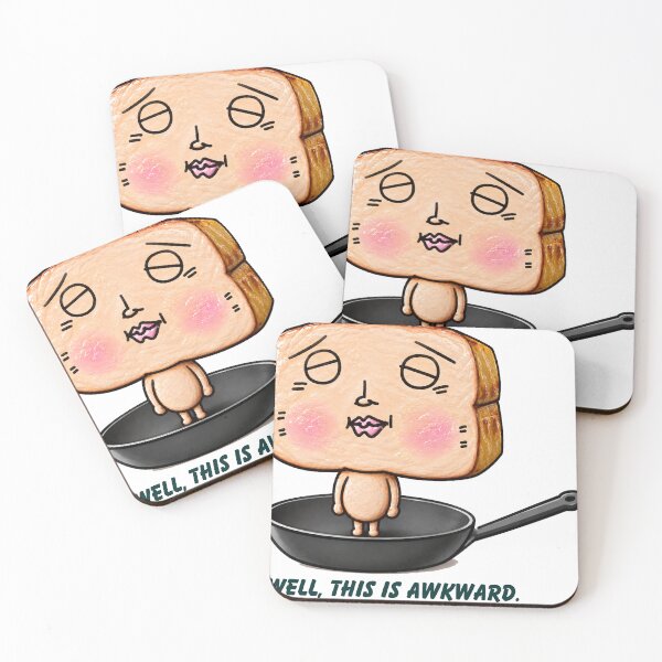 Item preview, Funny Steak Character - Well This Is Awkward designed and sold by Japan Cyberpunk Universe & Surreal Characters.