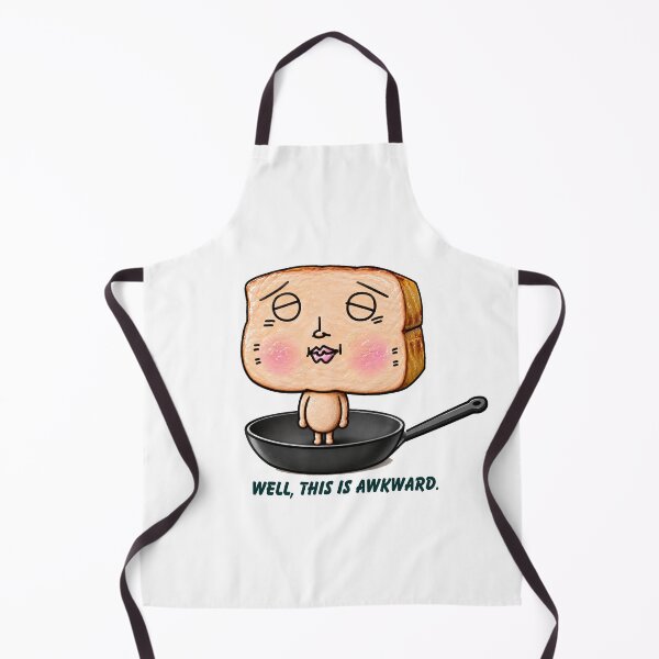 Item preview, Funny Steak Character - Well This Is Awkward designed and sold by Surreal Characters & Cute Pups.