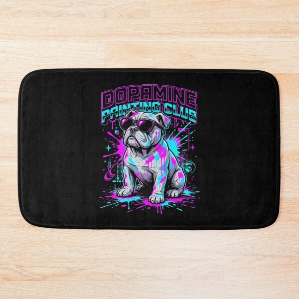 Item preview, Dopamine Painting Club Bulldog Cyberpunk Streetwear designed and sold by SplashTastic.