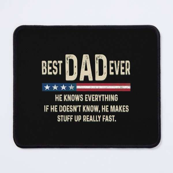 Item preview, BEST DAD EVER Funny Patriotic Quote T-Shirt designed and sold by GiaoCalonas.