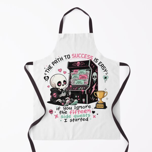 Item preview, Path To Success Fifteen Side Quests Cute Creepy Kawaii Pastel Goth designed and sold by DarklyOK.