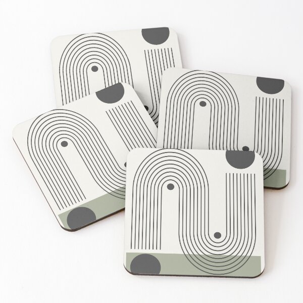 Item preview, Sage Green Geometric Decor designed and sold by Studio pod Burom.