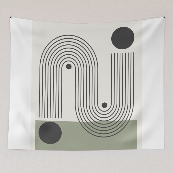 Item preview, Sage Green Geometric Decor designed and sold by Studio pod Burom.
