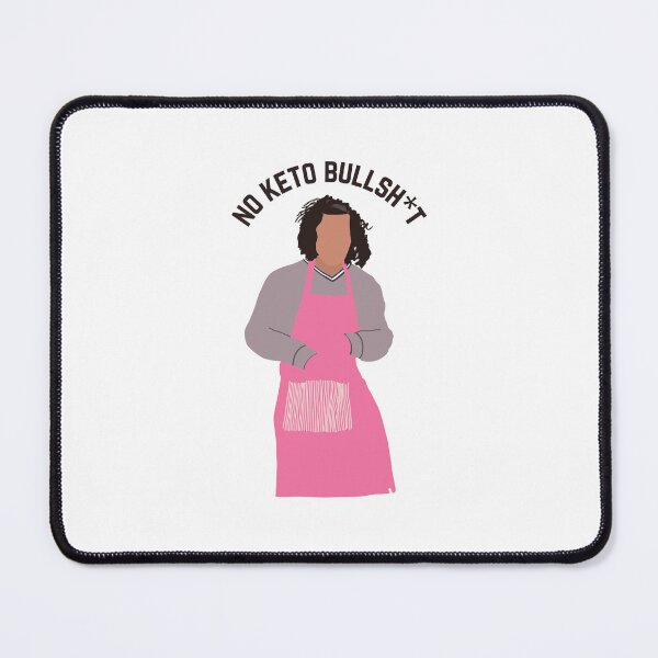 Item preview, No Keto Bullsh*t John Tucker in a Pink Apron designed and sold by Marianna's Meraki.