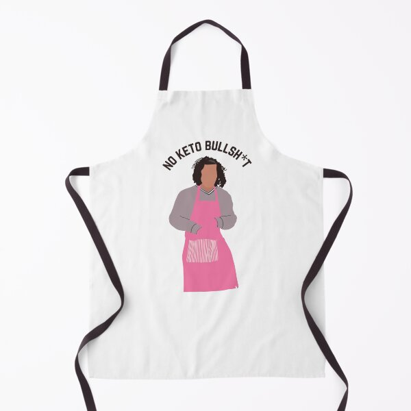 Item preview, No Keto Bullsh*t John Tucker in a Pink Apron designed and sold by Marianna's Meraki.