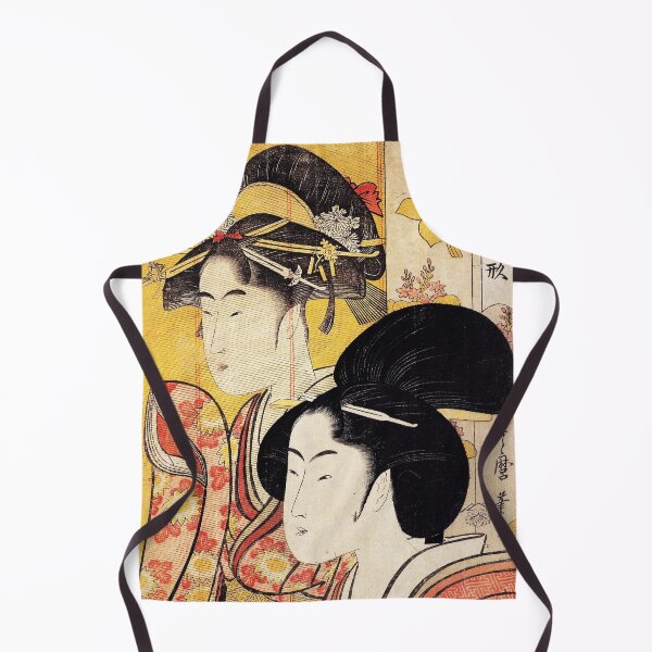 Item preview, Two Beauties with Bamboo by Kitagawa Utamaro 1795 designed and sold by sunrisecoast.