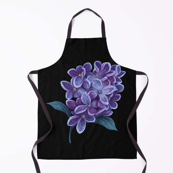 Item preview, Celestial Cosmic Lilac Flowers - Galaxy Tech Floral Art designed and sold by QuirkyCloud Designs.