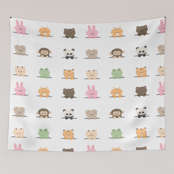 Item preview, Peeking Kawaii Animals Pocket Graphic Design designed and sold by Somi Mood.
