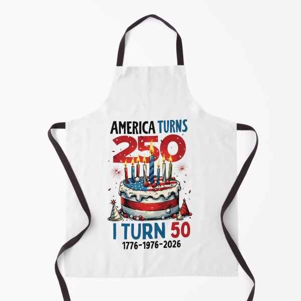 Item preview, America Turns 250 I Turn 50 Birthday Cake designed and sold by LunaMagicStudio.