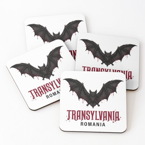 Item preview, Transylvania Romania Gothic Bat Vampire Poster designed and sold by Ar0undTheW0rld.