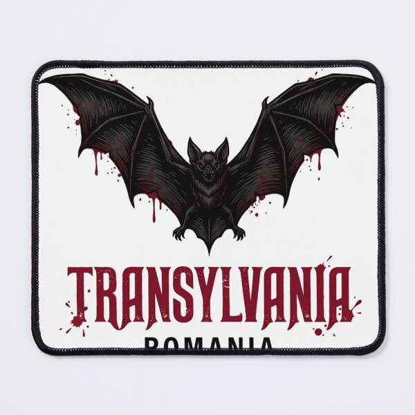 Item preview, Transylvania Romania Gothic Bat Vampire Poster designed and sold by Ar0undTheW0rld.