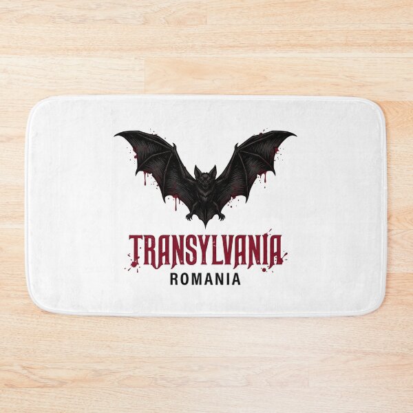 Item preview, Transylvania Romania Gothic Bat Vampire Poster designed and sold by Ar0undTheW0rld.