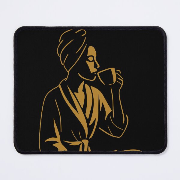 Item preview, Art Deco Woman Coffee Print designed and sold by Studio pod Burom.