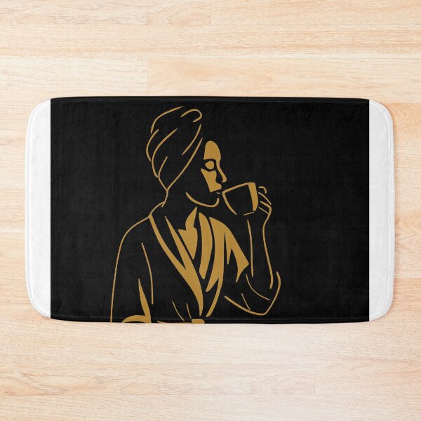 Item preview, Art Deco Woman Coffee Print designed and sold by Studio pod Burom.