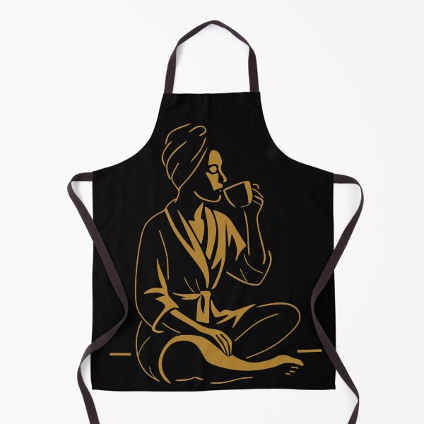 Item preview, Art Deco Woman Coffee Print designed and sold by Studio pod Burom.