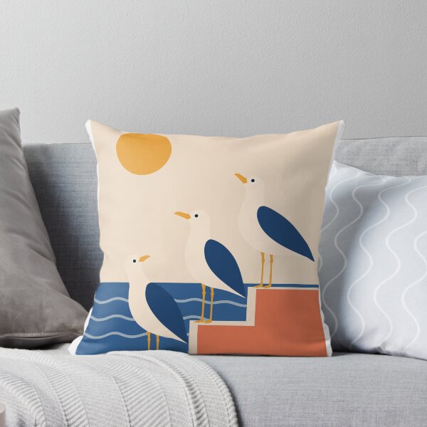 Item preview, Birds by the Shore, Modern Ocean Art designed and sold by Studio pod Burom.