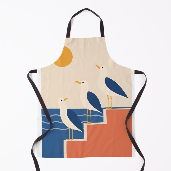 Item preview, Birds by the Shore, Modern Ocean Art designed and sold by Studio pod Burom.