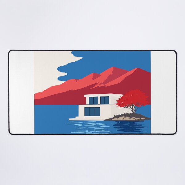 Artikelvorschau, Seaside House Print entworfen und verkauft von Studio pod Burom.