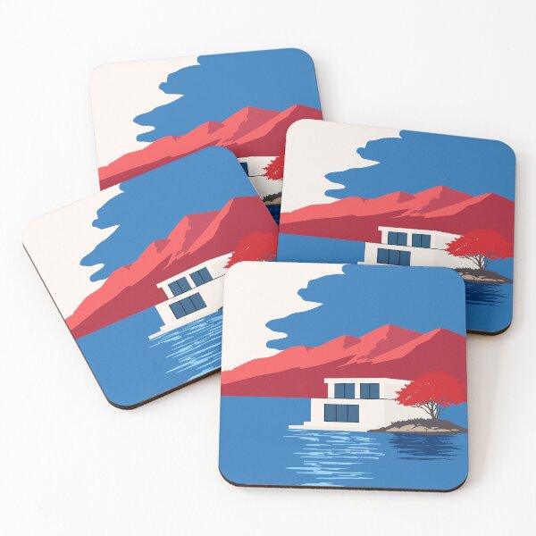 Item preview, Seaside House Print designed and sold by Studio pod Burom.