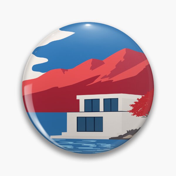 Artikelvorschau, Seaside House Print entworfen und verkauft von Studio pod Burom.