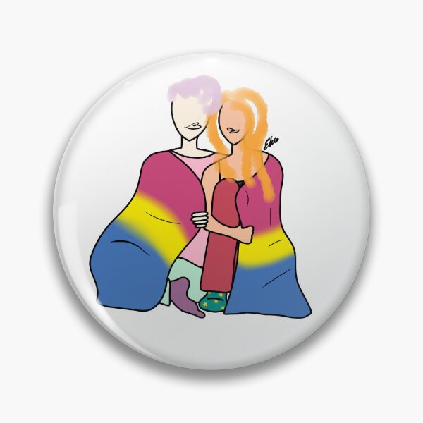 Item preview, Pansexual Flag Couple designed and sold by Elliebellie33.