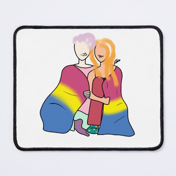 Item preview, Pansexual Flag Couple designed and sold by Elliebellie33.