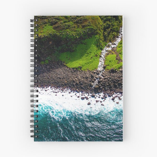 Item preview, Tropical Hawaiian Island Turquoise-Blue Ocean Surf Coastline designed and sold by DEC02.