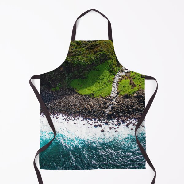 Item preview, Tropical Hawaiian Island Turquoise-Blue Ocean Surf Coastline designed and sold by DEC02.