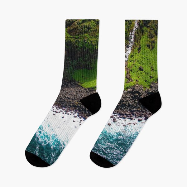 Item preview, Tropical Hawaiian Island Turquoise-Blue Ocean Surf Coastline designed and sold by DEC02.