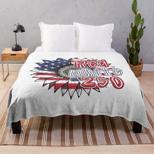Item preview, Sunflower Red White and 250 Retro 250th Anniversary USA 1776 2026 designed and sold by jackelmbradyt.