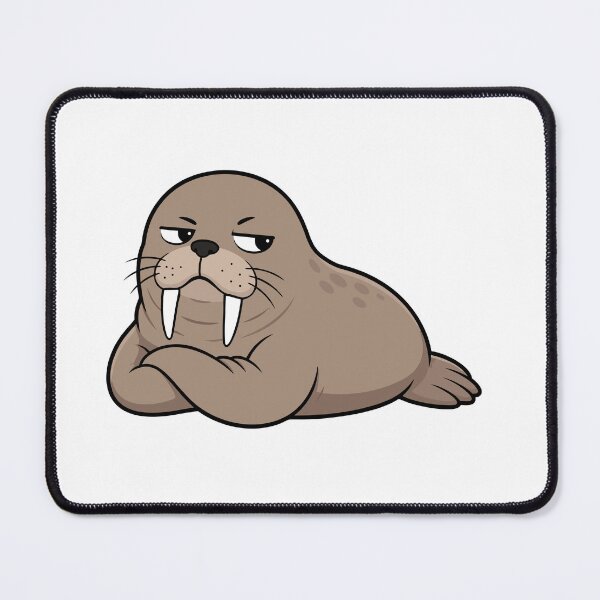 Item preview, Grumpy Walrus Funny Attitude designed and sold by teeperfect.