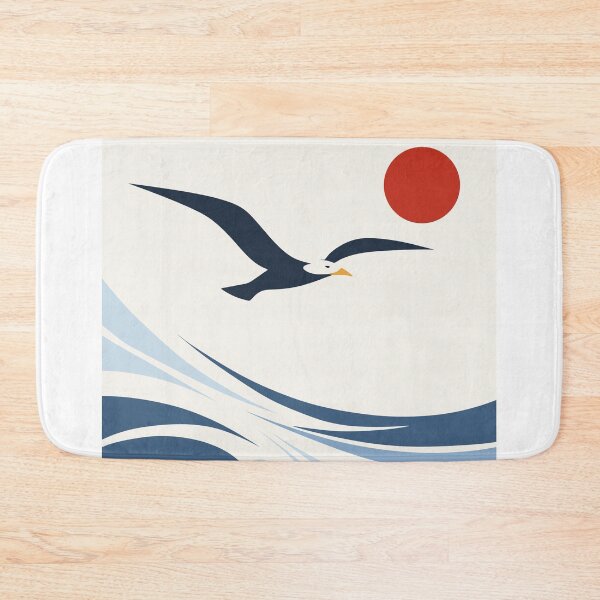 Item preview, Seagull Ocean Print designed and sold by Studio pod Burom.