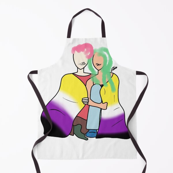 Item preview, Non Binary Flag Couple designed and sold by Elliebellie33.