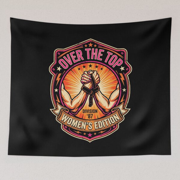 Item preview, Over The Top Womens Edition Arm Wrestling Badge designed and sold by SplashTastic.