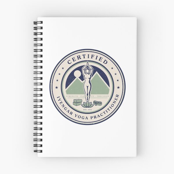 Item preview, Certified Iyengar Yoga Practitioner – Alignment, Strength & Flexibility Vintage Yoga Badge designed and sold by ArcticFoxStudio.