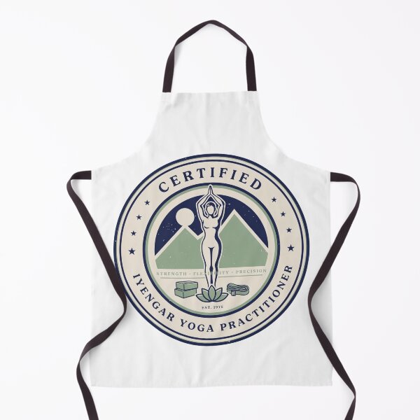 Item preview, Certified Iyengar Yoga Practitioner – Alignment, Strength & Flexibility Vintage Yoga Badge designed and sold by ArcticFoxStudio.