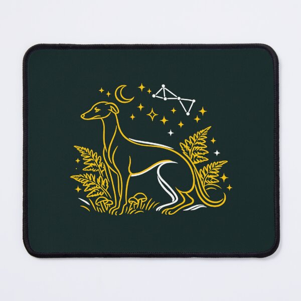 Item preview, Mythical Greyhound Forest Spirit | Celestial Sighthound Art designed and sold by tineldesign.