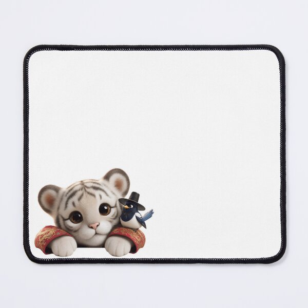 Item preview, Korean Rangi White Tiger and Kkammi Best Friends_HealingTails designed and sold by healingtails.