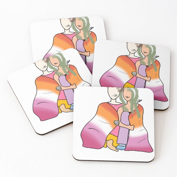 Item preview, Lesbian Flag Couple designed and sold by Elliebellie33.