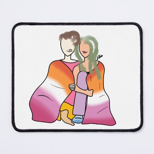 Item preview, Lesbian Flag Couple designed and sold by Elliebellie33.