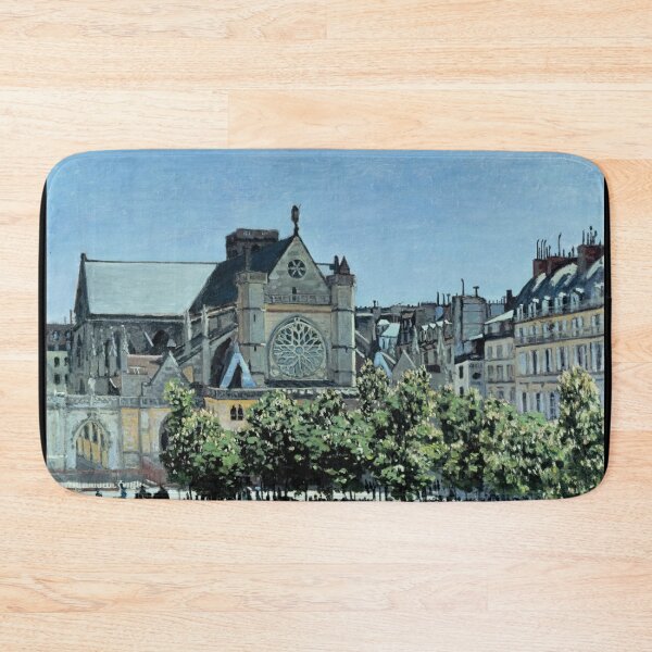 Item preview, St Germain Lauxerrois by Claude Monet: Paris Impressionist Cityscape Poster designed and sold by artofuniverse.
