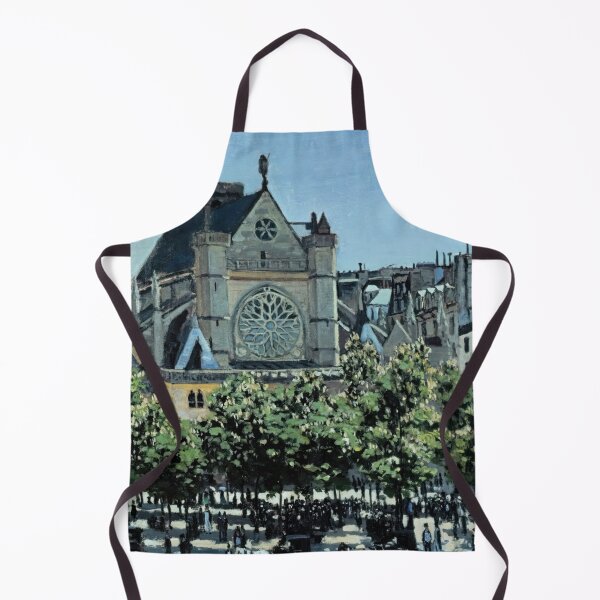 Item preview, St Germain Lauxerrois by Claude Monet: Paris Impressionist Cityscape Poster designed and sold by artofuniverse.