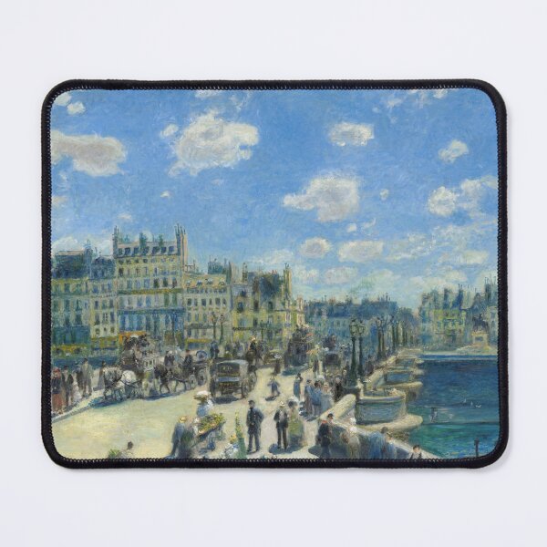 Item preview, Pont Neuf Paris by Pierre-Auguste Renoir: Impressionist Paris Cityscape Poster designed and sold by artofuniverse.